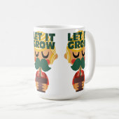 Mug Croissance de la moustache (Devant droit)
