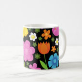 Mug Croissance Fleurs Positives Colorées (Devant droit)