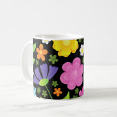 Mug Croissance Fleurs Positives Colorées (Devant gauche)