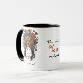 Mug Croissance radieuse : autonomisation féminine (Devant gauche)