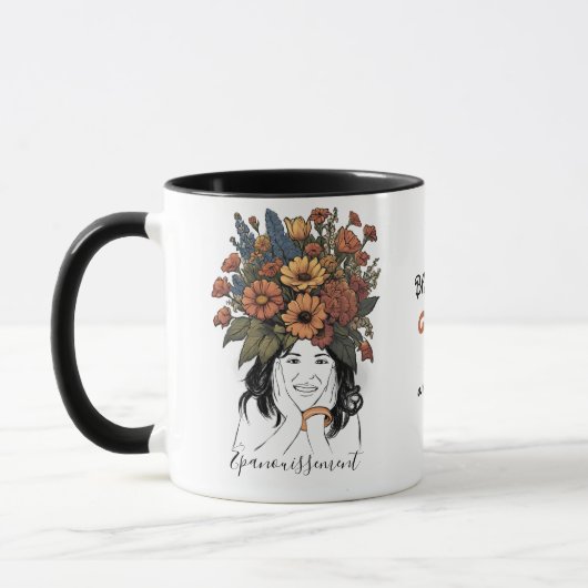 Mug Croissance Radieuse : Empowerment Féminin (Gauche)