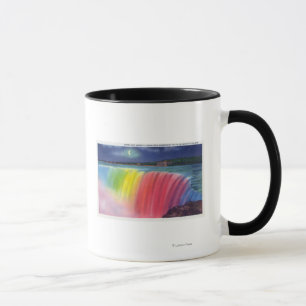 Mug Croissant de lune au-dessus de Horseshow lumineux