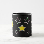 Mug Croissant de lune et étoiles (Centre)