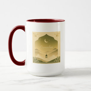 Mug Croissant de lune et lanterne Ramadan Kareem