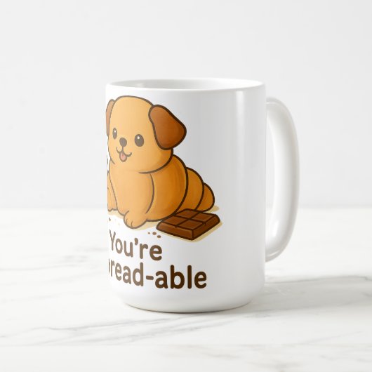 Mug Croissant Dog (Devant droit)