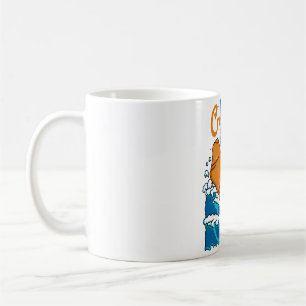 Mug Croissant et chat dans la vague