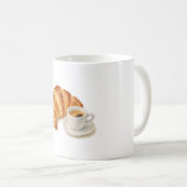Mug Croissant et espresso (Devant droit)