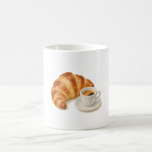 Mug Croissant et espresso