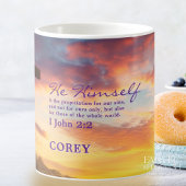 Mug Croix au Crépuscule Écriture Personnalisée