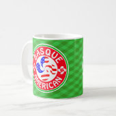 Mug Croix basque-américaine Euskara Lauburu (Devant gauche)
