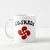 Mug Croix Basque Euskadi Rouge (Gauche)
