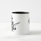 Mug Croix catholique celte et mariale religieuse (Centre)