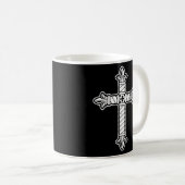 Mug Croix catholique religieuse chrétienne (Devant droit)