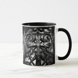 Mug Croix celtique gothique de fer travaillé de