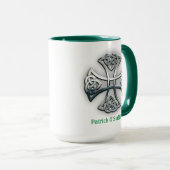 Mug Croix celtique personnalisée (Devant droit)
