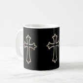 Mug Croix chrétienne (Devant gauche)