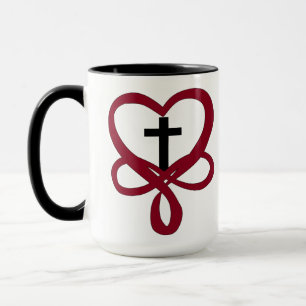 Mug Croix chrétienne de l'infini