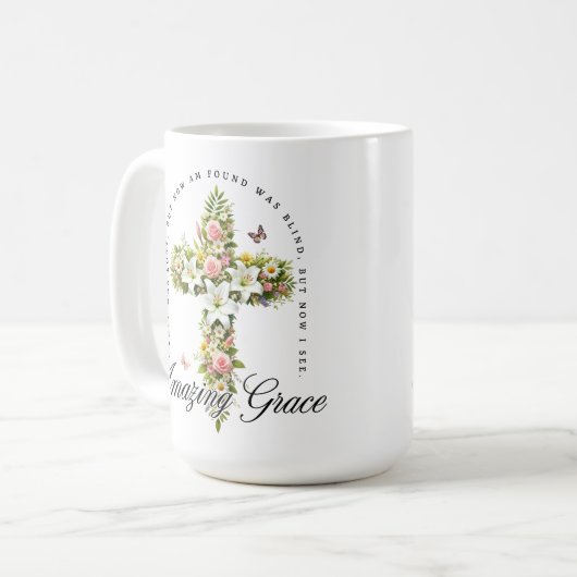Mug Croix-Chrétienne Extraordinaire de Grace (Devant gauche)
