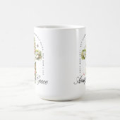 Mug Croix chrétienne florale Amazing Grace (Centre)