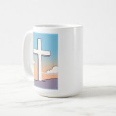 Mug Croix Chrétienne Inspirante (Devant gauche)
