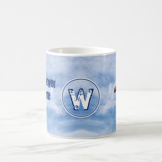 Mug CROIX chrétienne Jésus Monogramme de Pâques Écritu (Centre)