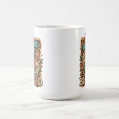Mug Croix chrétienne simplement bénie Fleurs d'automne (Centre)