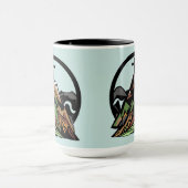 Mug Croix chrétienne vieille rude (Centre)