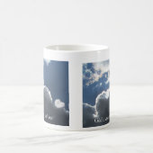 Mug Croix dans les nuages Bouchon personnalisé (Centre)
