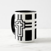 Mug Croix dans une croix (Devant gauche)