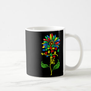 Mug Croix de foi Tournesol Autisme Autiste Sensibilisa
