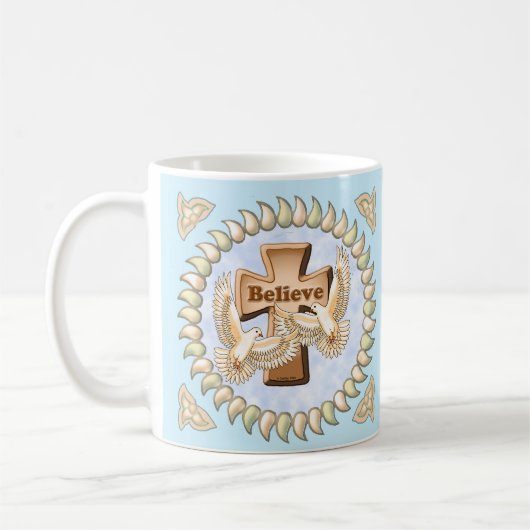 Mug Croix de Gloire Chrétienne (Gauche)