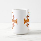 Mug Croix de Jérusalem, affligée (Centre)