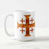 Mug Croix de Jérusalem, affligée (Gauche)