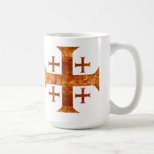 Mug Croix de Jérusalem, affligée