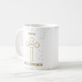 Mug Croix de la première sainte communion de grand-fil (Devant gauche)
