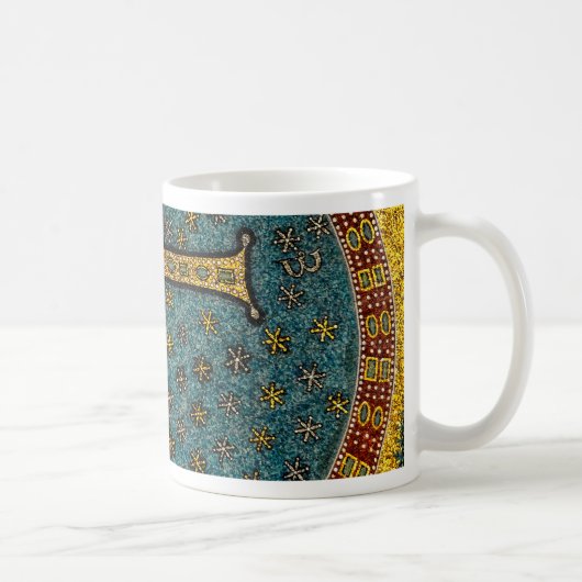 Mug Croix de mosaïque de Ravenne (Droite)