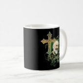 Mug Croix de prière des saints catholiques de Saint-Pa (Devant droit)
