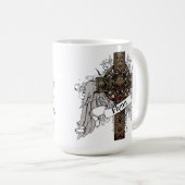 Mug Croix de tartan de Flynn (Devant droit)