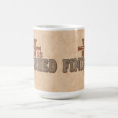 Mug Croix des ongles rouillés du Christ Conception chr (Centre)