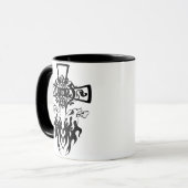 Mug Croix du crâne (Devant gauche)