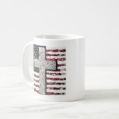 Mug croix du drapeau américain (Devant gauche)