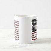 Mug croix du drapeau américain (Centre)