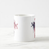 Mug croix du drapeau américain (Centre)