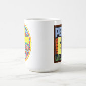 Mug Croix en verre tendu (avec URL Web) (Centre)