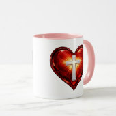 Mug Croix et Cœur (Devant droit)