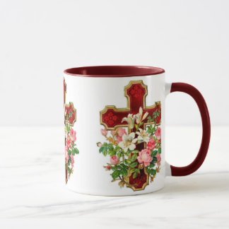 Mug Croix florale