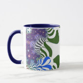 Mug Croix florale pourpre (Gauche)