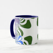 Mug Croix florale pourpre (Devant gauche)