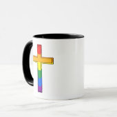 Mug Croix gay (Devant gauche)