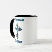 Mug Croix/Guerrier...Graves' (Devant gauche)
